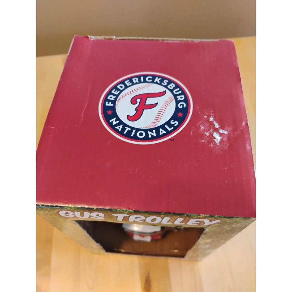 Gus Mascot Championship Trolley Bobblehead SGA FredNats NEW In Box 2025 FGA - Picture 2 of 10